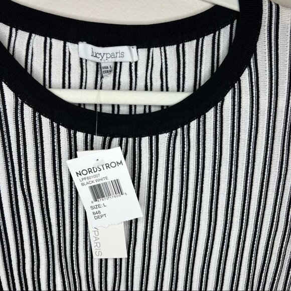 Lucy Paris Patricia Long Sleeve Crop Sweater - Picture 4 of 11